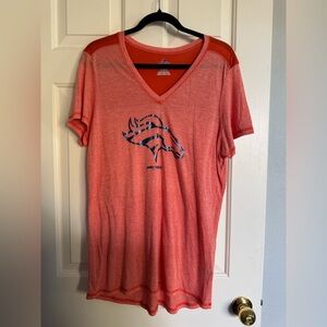 Denver Broncos NFL Majestic Orange Fan Fashion Tee